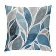 thumbnail image 1 of Qinduosi Blue Floral Pillow Covers Inch Set of Flowers Petals Modern Decorative Throw Pillow Covers Farmhouse Pillow Cases Cushion Covers for Couch Bed Sofa Home Decor, 1 of 5