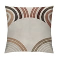 thumbnail image 1 of Qinduosi Boho Pillow Covers，Framed Boho Pillow Covers of ，mid Decor Pillow Cover，Boho Bedroom Decor， Pillow Covers，Boho Throw Pillows Cover for Bedroom (Round) White, 1 of 5