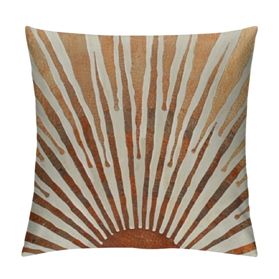 Qinduosi Boho Throw Pillow Covers,Sunshine Sun Pillow Cover,Boho Sun Sunshine Throw Pillow, Boho Sun Sunshine Decorative Pillows for Bed Home Bohemian Decor Throw Pillow Covers White