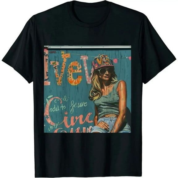 Qinduosi Camping Shirt Women Hiking Tshirts: Funny Camper Tee Travel Outdoor Casual Short Sleeve Tops Black
