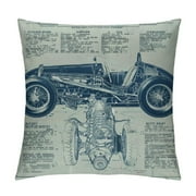 Qinduosi in Car Decorative Pillowcase Throw Pillow Cover Gifts for Room Couch Sofa Decor, Car Love Gifts, Automobile Club Decorative Decor Pillow case Gifts