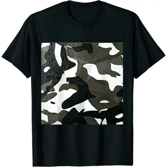 Qinduosi Casual Summer Short Sleeve Shirt Plus Size Outdoor Fashion Tees Trendy Blouse T Shirt Black