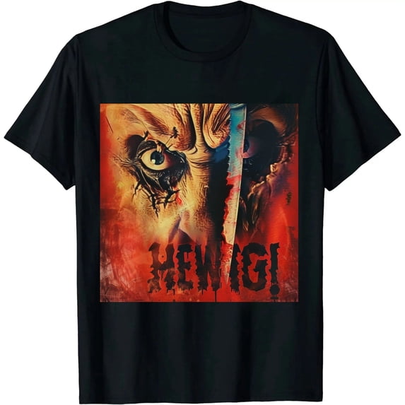 Qinduosi Chopping Mall Horror Movie Retro Vintage Unisex T-Shirt Black