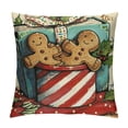 thumbnail image 1 of Qinduosi Christmas Pillow Covers Set of Green and Red Merry Christmas Pillowcases for Indoor Outdoor Farmhouse Home Couch Decorations, 1 of 5