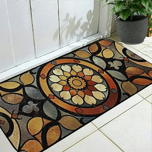 Qinduosi Door Mat Welcome Mat Front Door Mat Outdoors for Home Entrance Outdoors Mat for Outside Entry Way Doormat Entry Rugs, Heavy Duty Non Slip Rubber Back 19.68*47.24 in