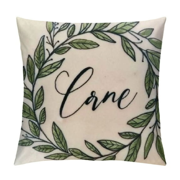 Qinduosi Easter Pillow Covers Inch Set of ,Easter Decorations Spring Wreath Easter Rabbit Flowers Eggs Easter Decorative Throw Pillows for Sofa Patio Indoor Outdoor Home Decor White