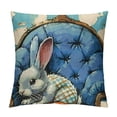 thumbnail image 1 of Qinduosi Easter Pillow Covers Set of  Easter Decorations for Farmhouse Spring Home Decor Easter Decorative Throw Pillows Buffalo Plaid Gnome Rabbit Bunny Eggs Throw Pillow Cover, 1 of 5