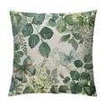 thumbnail image 1 of Qinduosi  Eucalyptus Leaves Throw Pillow Covers, Inch Seasonal Spring Summer Motto Green Cushion Case for Sofa Couch Set of, 1 of 5