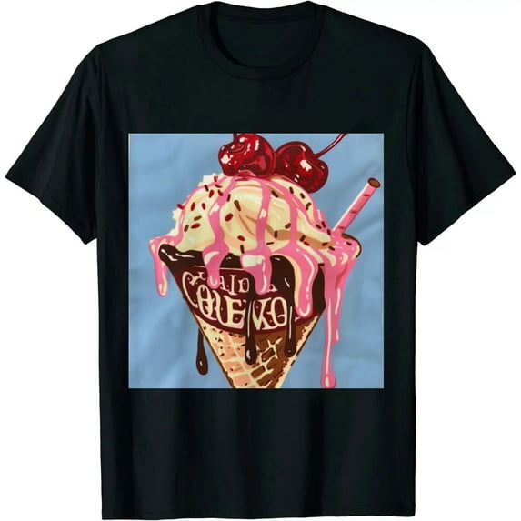 Qinduosi Everything's Fine Cat Women's T-Shirt Black