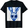 thumbnail image 1 of Qinduosi Frank The Bunny - Drama Fantasy Cult Classic Movie T Shirt Black, 1 of 3