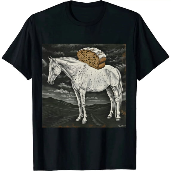 Qinduosi Funny Food T Shirts for Men Cheesy Food Joke Tees for Guys with Funny Sayings Black
