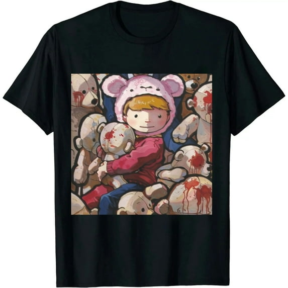 Qinduosi Gloomy Bear - Gloomy & Pity T-Shirt Black