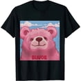 thumbnail image 1 of Qinduosi Gloomy Bear Men's and Women's Short Sleeve T-Shirt Black, 1 of 3