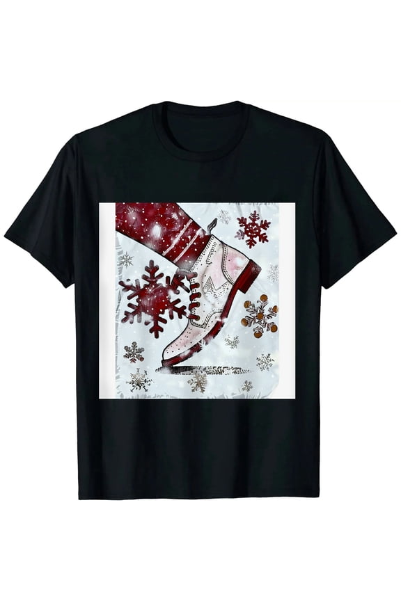 Graphic Tees Gotem Design Printed Sneaker Matching T-Shirt Black