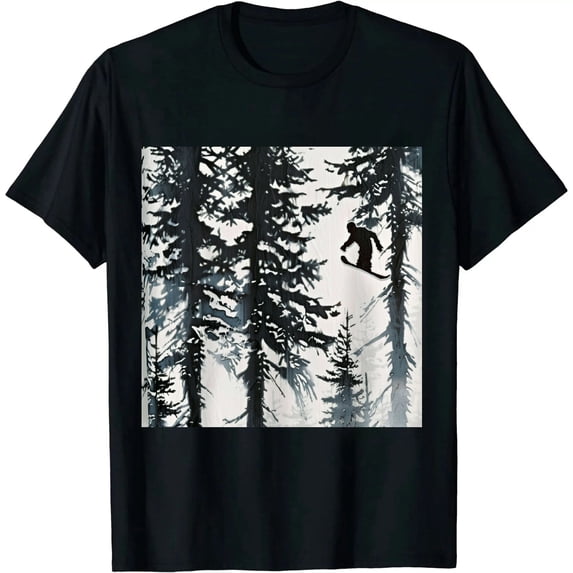 Qinduosi Graphic Tees for Women Casual Graphic T-Shirt Camping Funny Shirts Athletic Comfort Clothes Black