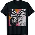 thumbnail image 1 of Qinduosi  Graphic Tees for Women Summer Casual Letter Print Short Sleeve T Shirt Loose Oversized Tee Tops Black, 1 of 3