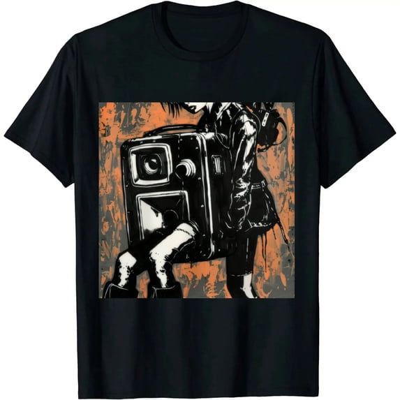 Qinduosi HALESTORMS ReAniMate Classic T-Shirt Crew Fashion Neck Casual Top Basic Short Sleeve Shirt Black