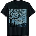 thumbnail image 1 of Qinduosi Hiking Mountain Tees for Women Summer Outdoor Graphic Tees Casual Short Sleeve Nature Travel Shirt Black, 1 of 3