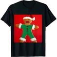 thumbnail image 1 of Qinduosi I Can't Feel My Leg Funny Christmas T Shirt Black, 1 of 3