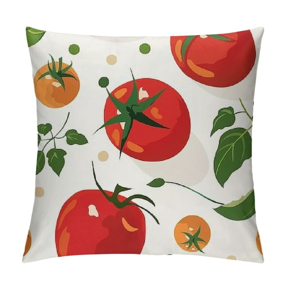 Qinduosi Kids Square Cushion Covers Set of Vegetables Pillow Covers for Kids Boys Throw Pillow Covers Cushion Covers for Sofa nch