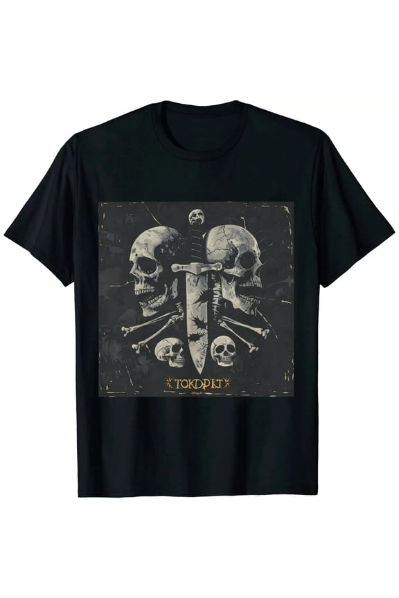 King Jack Young Men's Short Sleeve Tee Shirt Black