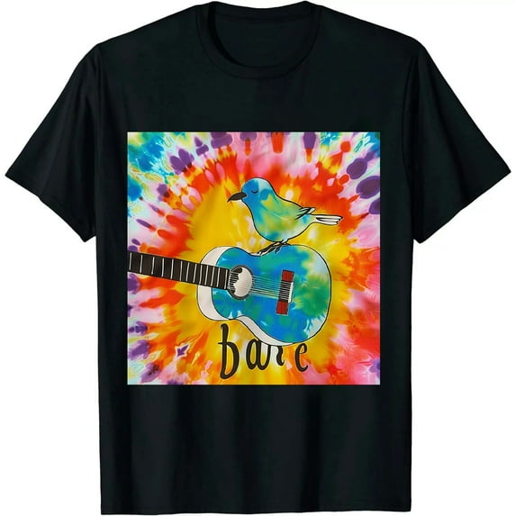 Qinduosi Men's Banded Short Sleeve T-Shirt Black