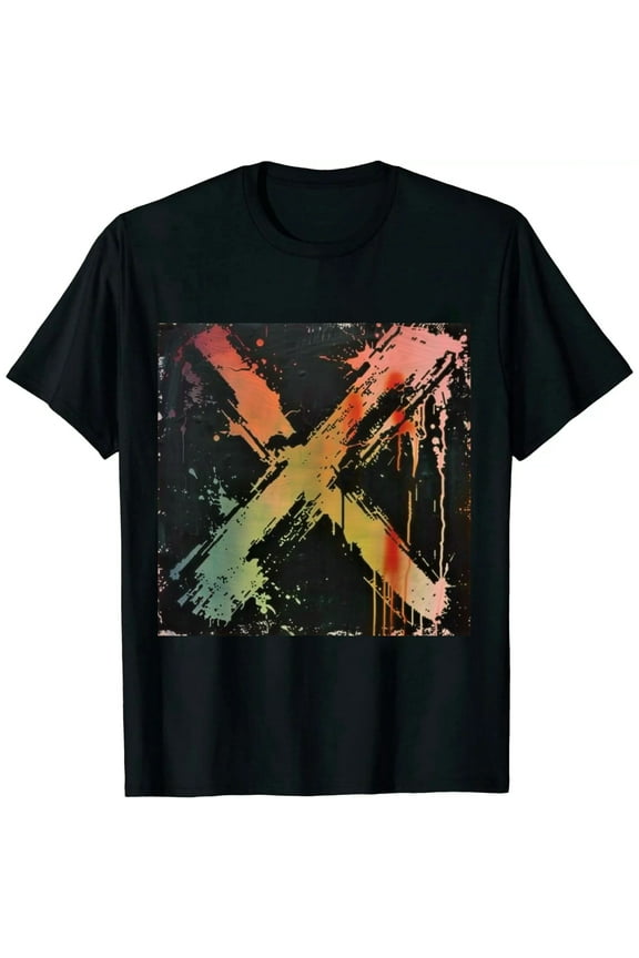 Men's Graphic Tee Bear Print Crewneck T Shirt Short Sleeve Casual Tops Black Cartoon Graphic Print Black