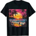 thumbnail image 1 of Qinduosi  Men's Graphic Tees Cool Lightweight Fitted Printed Design T-Shirts Nature Black, 1 of 3