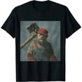 thumbnail image 1 of Qinduosi  Men's Lumbear Jack Tee Black, 1 of 3
