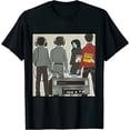 thumbnail image 1 of Qinduosi Mens Cassette Tape Old School Mens Very Funny T Shirt Black, 1 of 3
