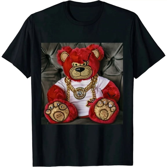 Qinduosi Mens Hip-Hop Tee - High Density T-Shirt Black