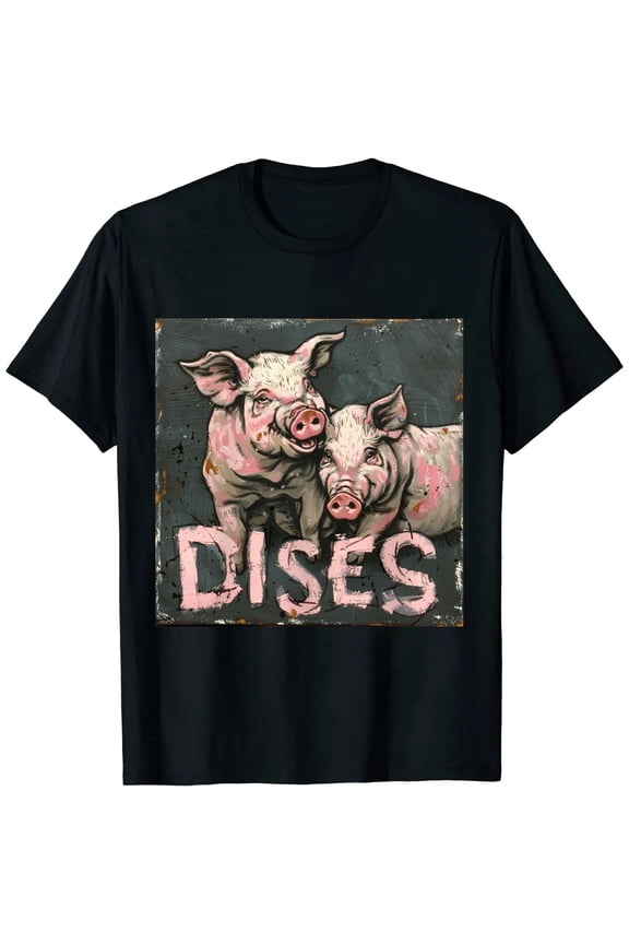 Mens Makin T Shirt Pig Sex Tee for Guys Black