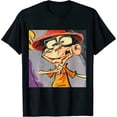 thumbnail image 1 of Qinduosi Mens Throwback Shirt - Jonny Bravo, , , D & dy Tee - Throwback Classic T-Shirt Black, 1 of 3