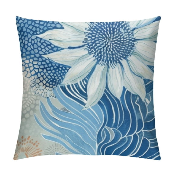 Qinduosi Nautical Pillow Covers in Beach Ocean Themed Decorative Couch Pillow Cases of Starfish Throw Pillows Home Decor for Living Room Bedroom Bed Cushion Outdoor White