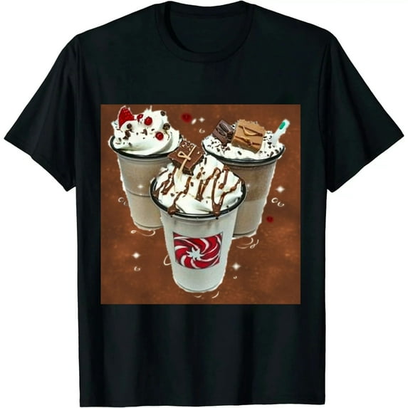 Qinduosi Nurse Coffee Shirt for Women Trendy Cute Iced Latte Graphic T-Shirt Casual Summer Short Sleeve Tee for Nurses Black