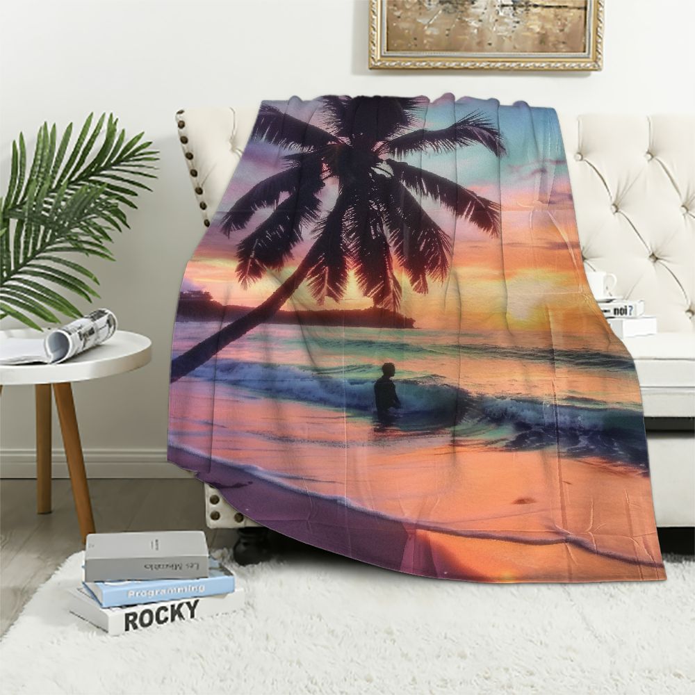 Holiday In Beach Quilted Blanket NCU0PT465 main image 0