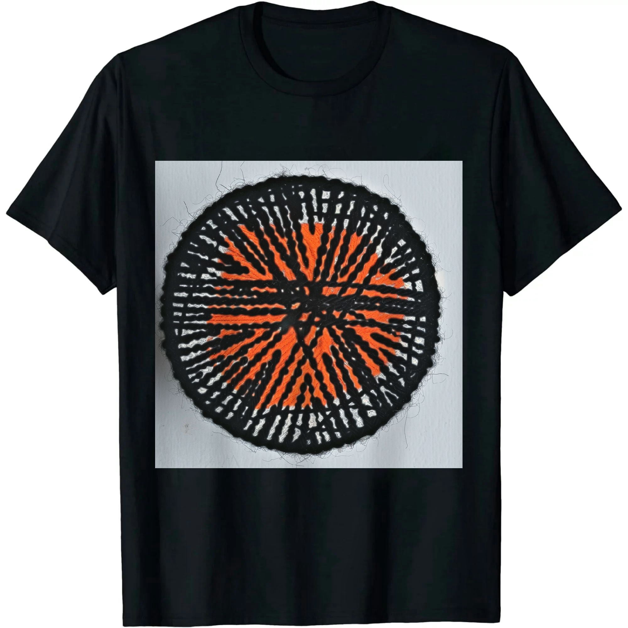 Qinduosi Oversized Shirt Women Vintage Sun Print Graphic Tee 