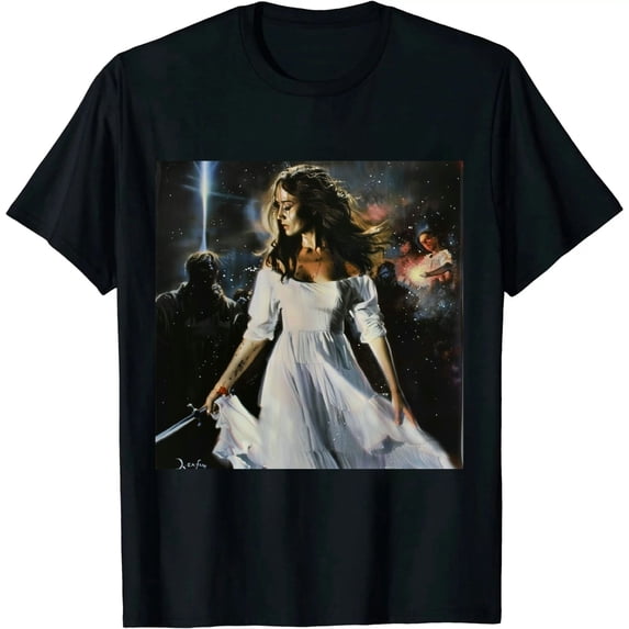 Qinduosi Phenomena Dario Argento Retro Vintage Unisex T-Shirt Black