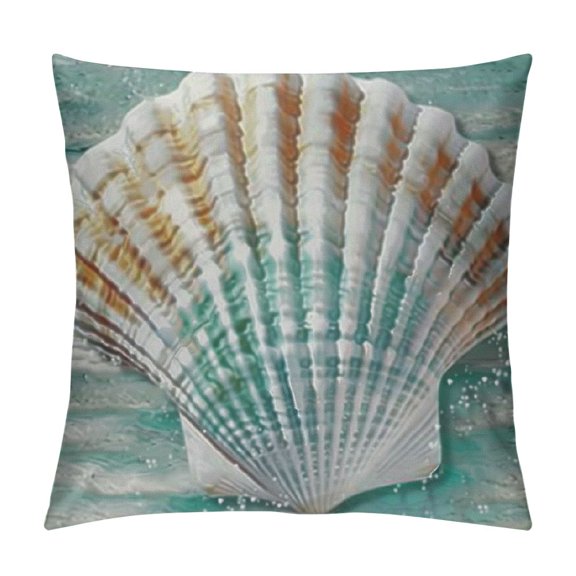 Qinduosi Pieces Pillow Covers Inch Nautical Summer Sea Theme Cushion Covers Starfish Throw Pillow Cases for Home Bed Decoration