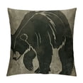thumbnail image 1 of Qinduosi Pillow Covers Set of inch, Black Throw Pillow Covers Cabin Decor Gray Pillowcase Rustic Cushion Couch Cover Outdoor Cushion Case, 1 of 5