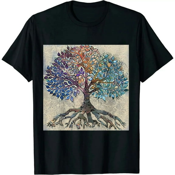 Qinduosi Plus Size Women T-Shirt Plant Faith Shirt Inspirational Casual Short Sleeve Letter Graphic Cute Top Black