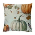 thumbnail image 1 of Qinduosi Pumpkins Pillowcase,Watercolor Pumpkins Halloween Thanksgiving Autumn Vegetable Throw Pillow Cover Square Cushion Case for Boy Girl Woman Decorative White, 1 of 5