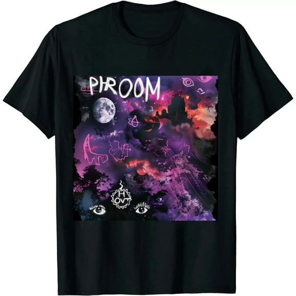 Qinduosi Right Oversized Shirts for Women Pop Rock Music T Shirt Fans Black