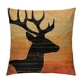 thumbnail image 1 of Qinduosi Rustic Cabin Decor Pillow Covers Set of ,Cabin Decor,Log Cabin Decor, Moose Pillow Covers,Camping Pillow,Camping Decor,Woodland Animals Decor, 1 of 5