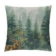 thumbnail image 1 of Qinduosi Rustic Pillow Covers Set of Holiday Throw Pillow Covers Nature Forest Decorative Pillowcase Square Cushion Cover for Home Couch Sofa Bedding Decor, 1 of 5