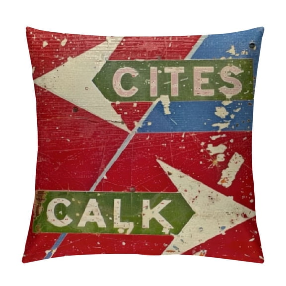 Qinduosi Set of Pillow Cover Inspirational Quotes with Bachelors Cap Colorful Flag Ball Decorative Throw Pillow Cases Home Commencement Decor Linen Cushion Cover Gift