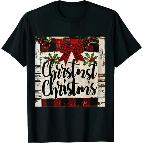 Qinduosi Shirt, Sweatshirts for Women, Merry Christmas Shirt, Gifts Black