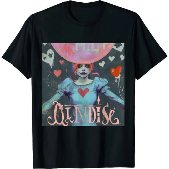 Qinduosi Shirt Women Vacation Shirts We're All Here Tshirt Shirt Cute Graphic Tee Tops Black