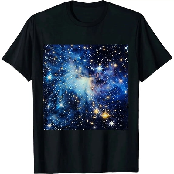 Qinduosi Shirts for Men Women Graphic Tees Unisex Printed Short Sleeve Novelty Tops T-Shirts Black