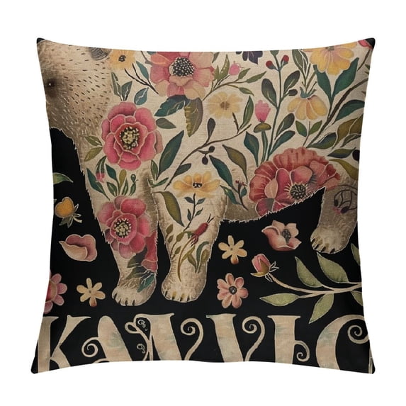 Qinduosi Short Plush Pillow Covers Square Pillow Case for Bedroom, Sofa, Car Decoration,Various Sizes Available